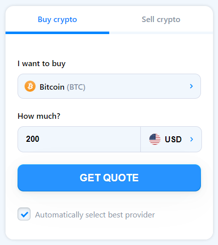 Buy Bitcoin