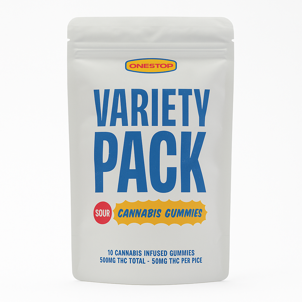 HEMPEARTH - Onestop Sour Gummies – Variety Pack 500mg 1 HEMPEARTH - Onestop Sour Gummies – Variety Pack 500mg