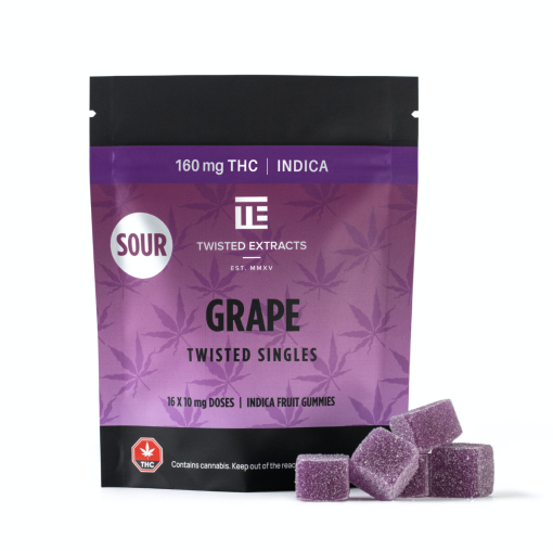 Twisted Singles Indica Grape