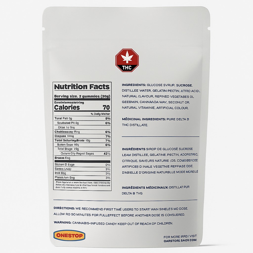 HEMPEARTH - Onestop Sour Gummies – Variety Pack 500mg 2 HEMPEARTH - Onestop Sour Gummies – Variety Pack 500mg - Image 2