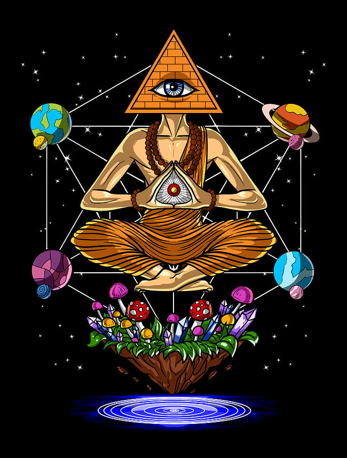 psychedelic pyramid buddha nikolay todorov