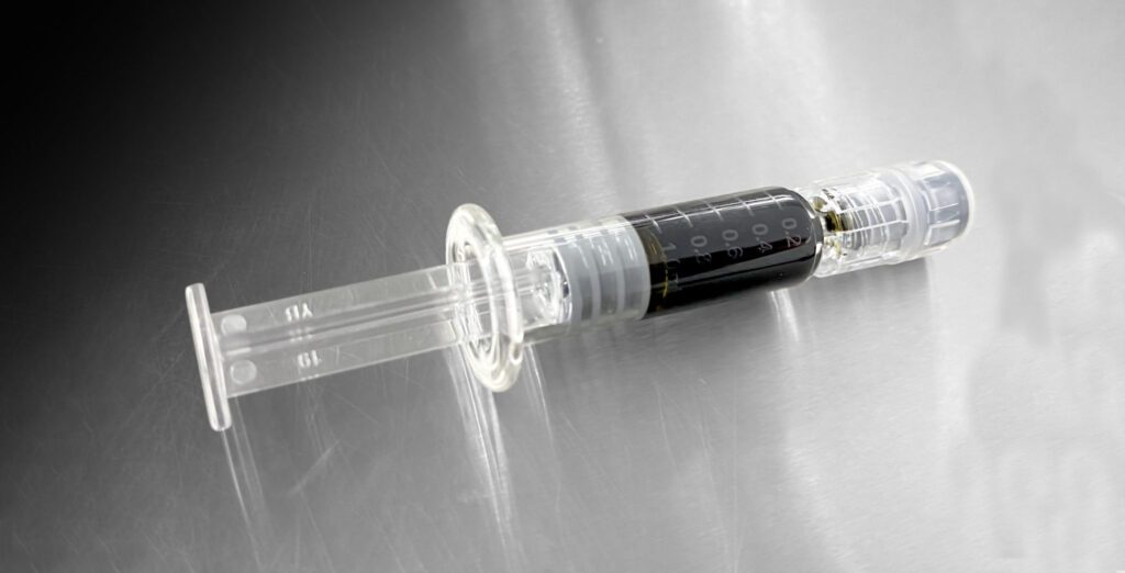 Cannabis Oil syringe for site wider