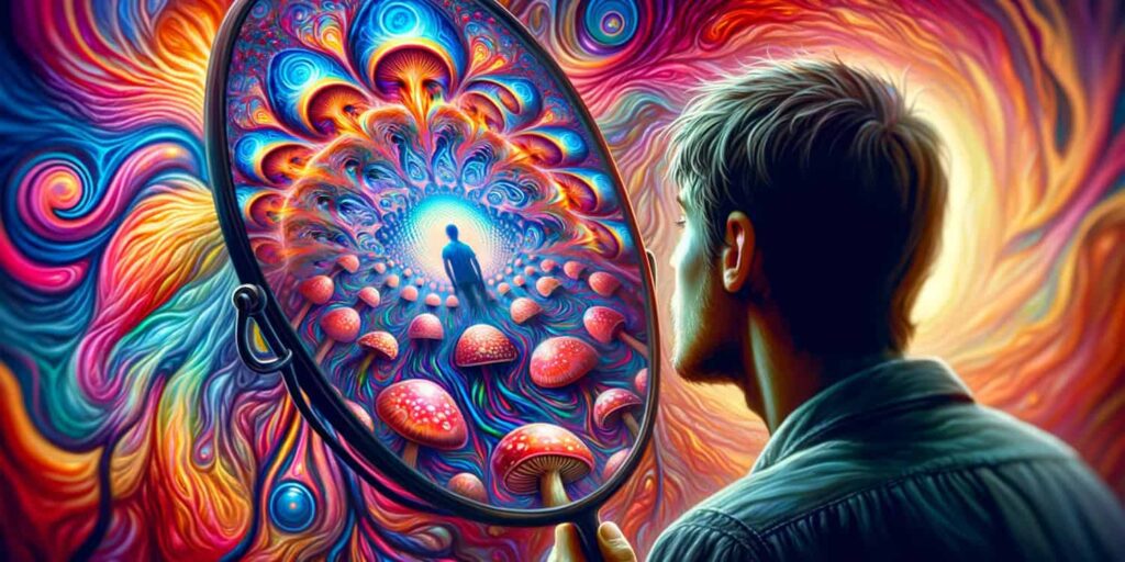 psychedelic mirror