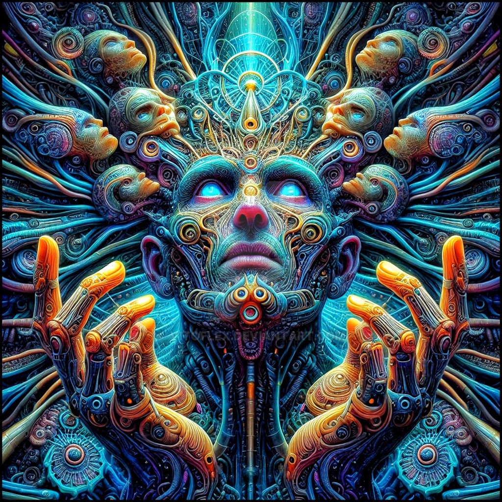HEMPEARTH - The Five “Levels” of the Psychedelic Experience 6 the harrowing encounter with dmt entities by vitoflex dgttb8i fullview
