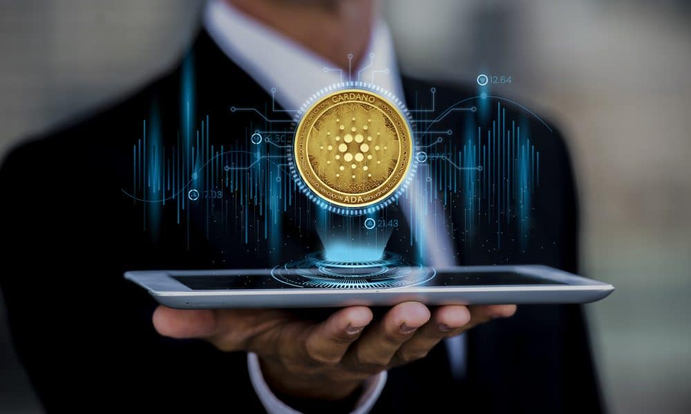 HEMPEARTH - A Growing Company Using Bitcoin 4 cardano blockchain platform with tablet 1000x600 1