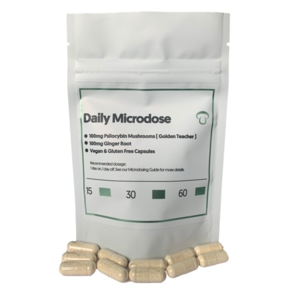 HEMPEARTH - How Microdosing Magic Mushrooms Can Help You 3 HEMPEARH Daily Microdose Capsules