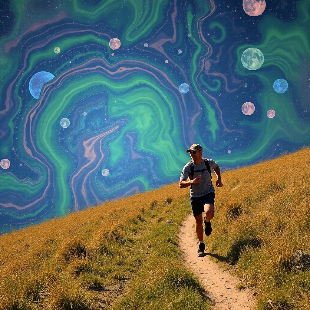 Angie Molina a Men running on a trail on psychedelics f665f8e1 2caf 4dc9 aa8f f1839716aa30