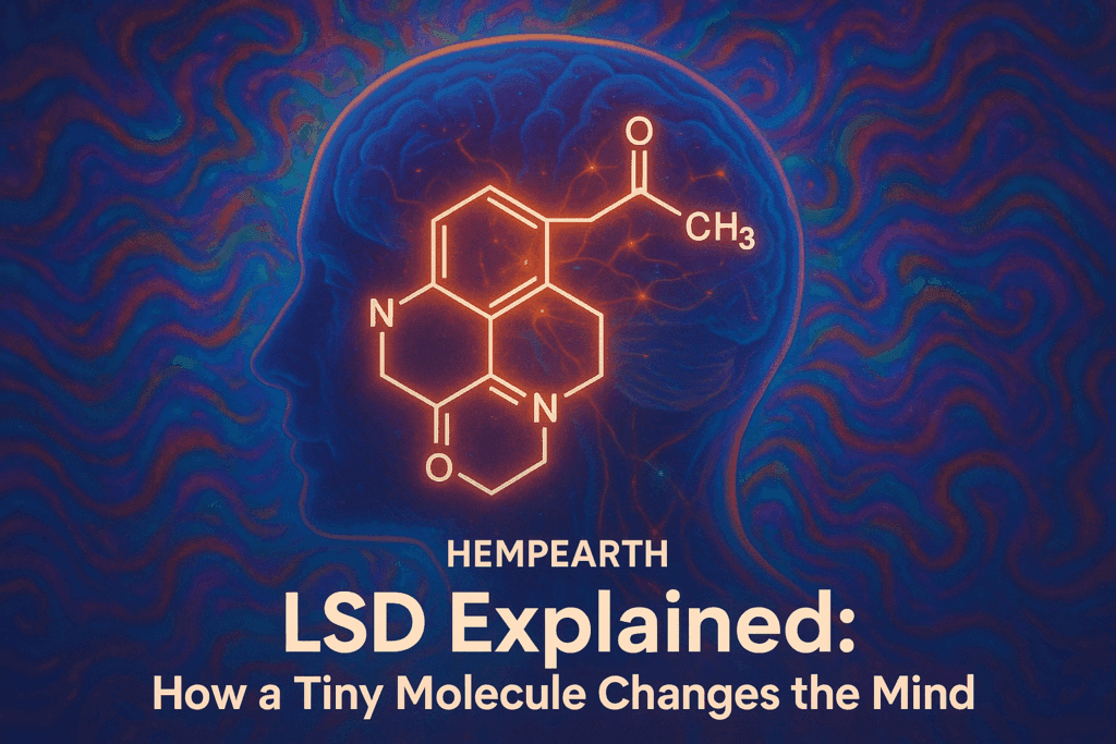 The Psychedelic Brain and LSD Molecule 1